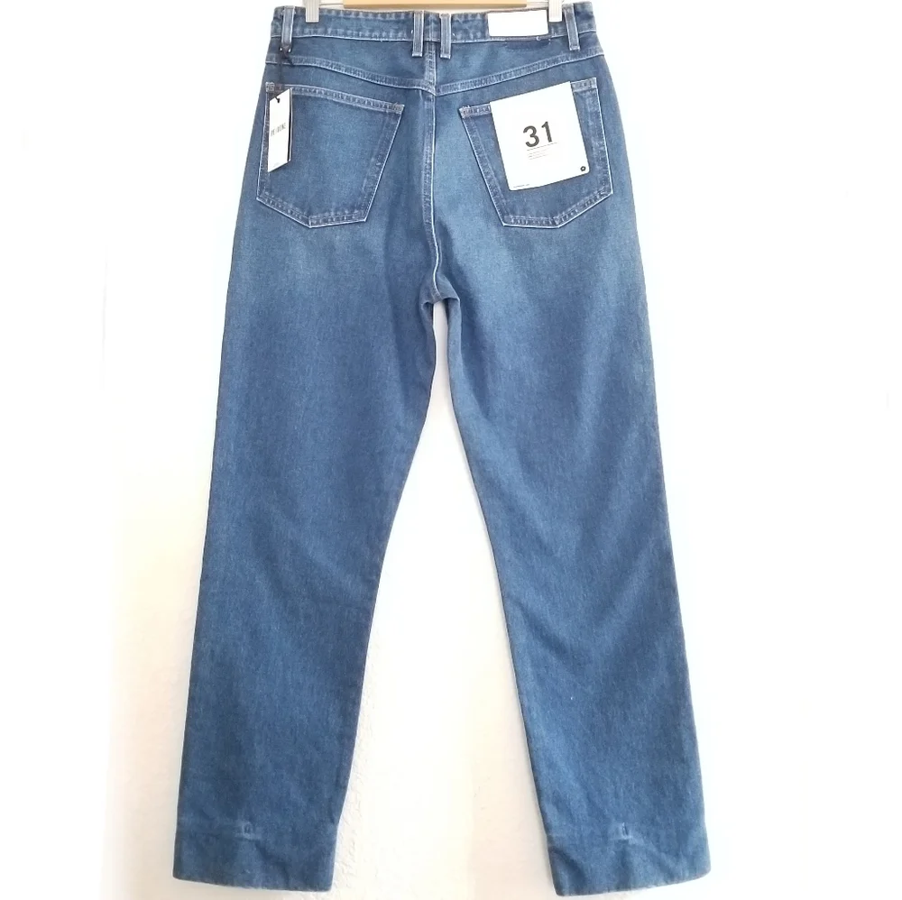 RE/DONE Classic 70's Cigarette Jeans Size 31 Mid Wash Blue - Picture 6 of 13